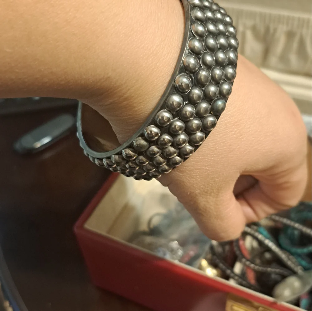 Silver bangle - Picture 5 of 5